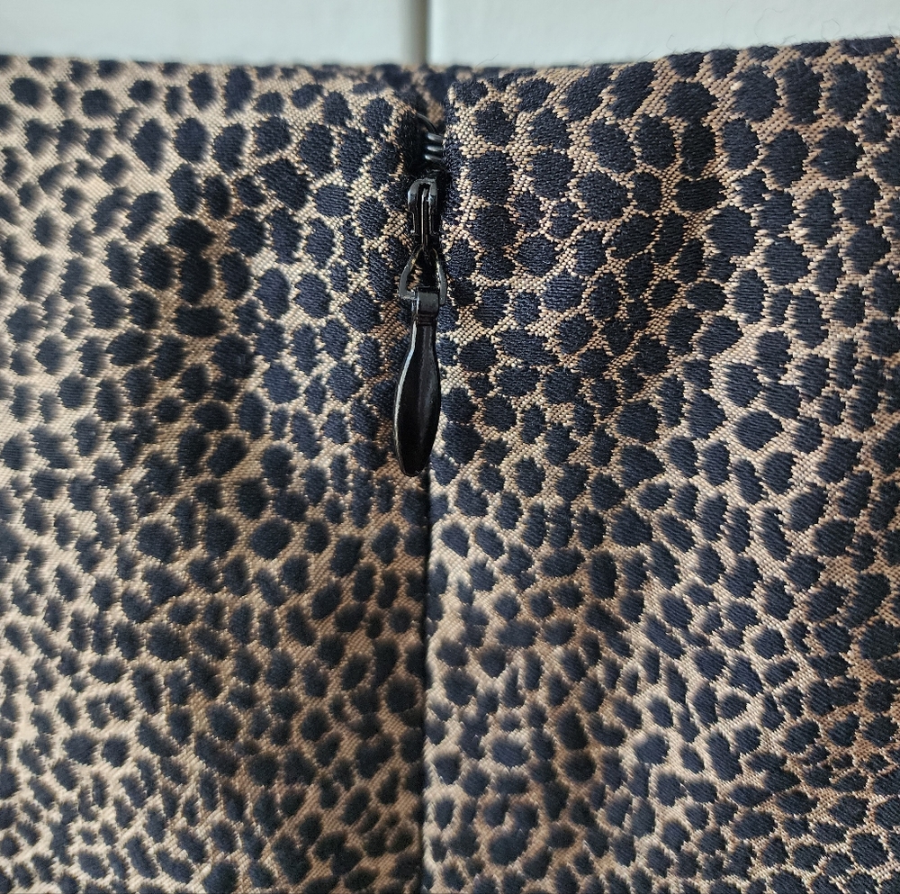 Vintage Fendi 2000s Karl Lagerfeld Animal Print Flare Mini Skirt IT 40 - Picture 5 of 6